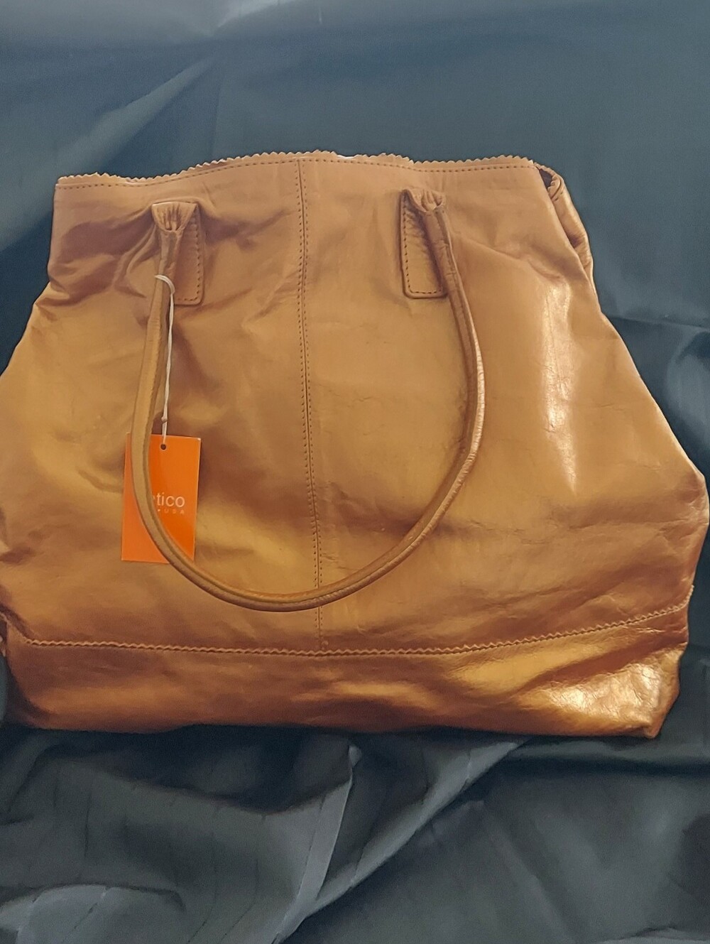 Latico Leathers, Gold Tote Bag